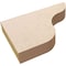 Ekena Millwork 2in. W x 8in. H x 12in. L Carmel Woodgrain TimberThane Rafter Tail, Primed Tan RFTUR02X08X12CARRCPR - alternate 2